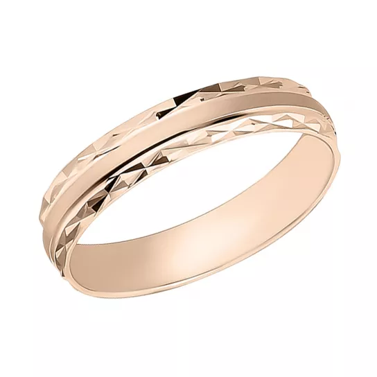 Кольцо обручальное из золота