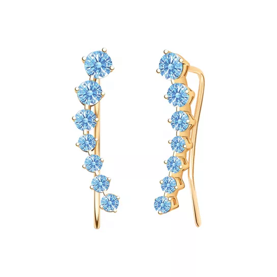 Серьги-кафы из золота