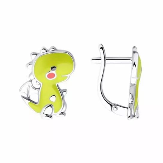 Серьги детские из серебра