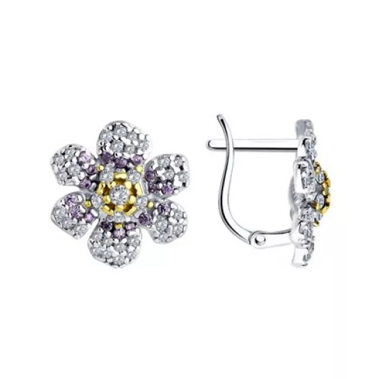 Серьги из серебра