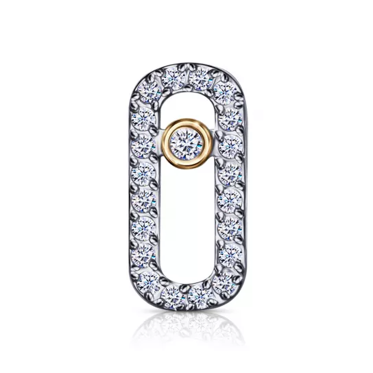 Подвеска с бриллиантами из золота