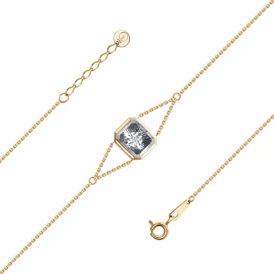 Браслет с бриллиантами из золота