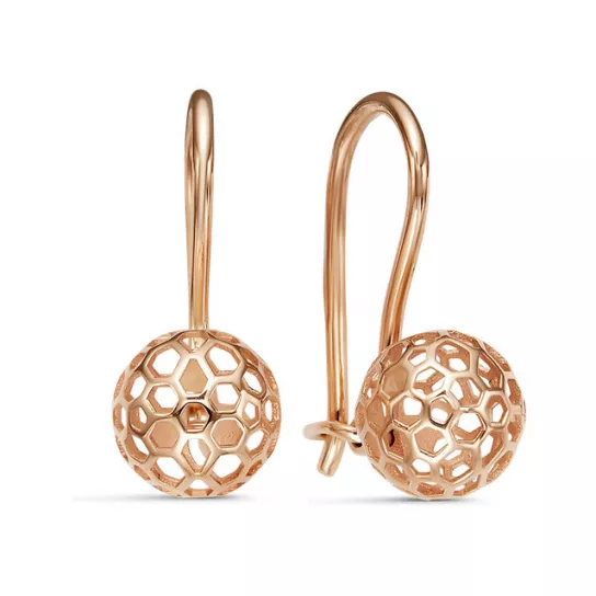 Серьги детские из золота