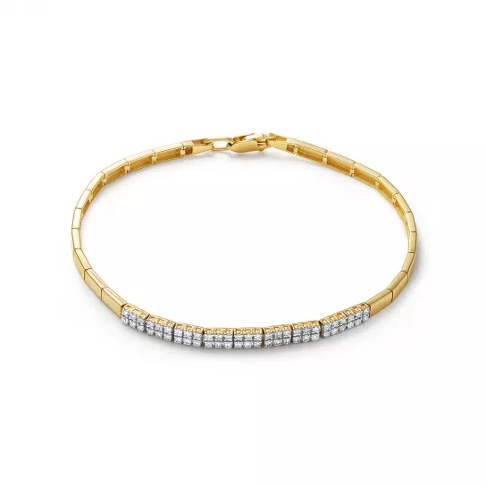 Браслет с бриллиантами из золота