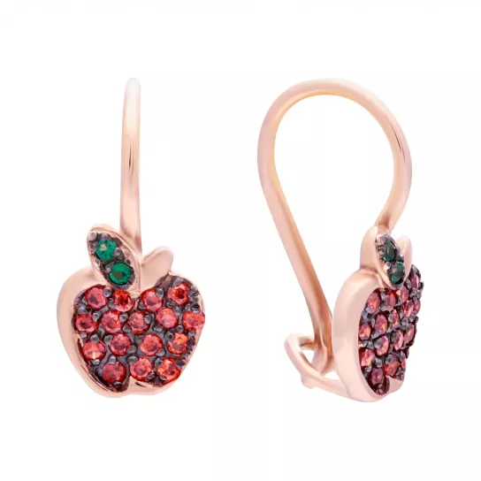 Серьги детские из золота